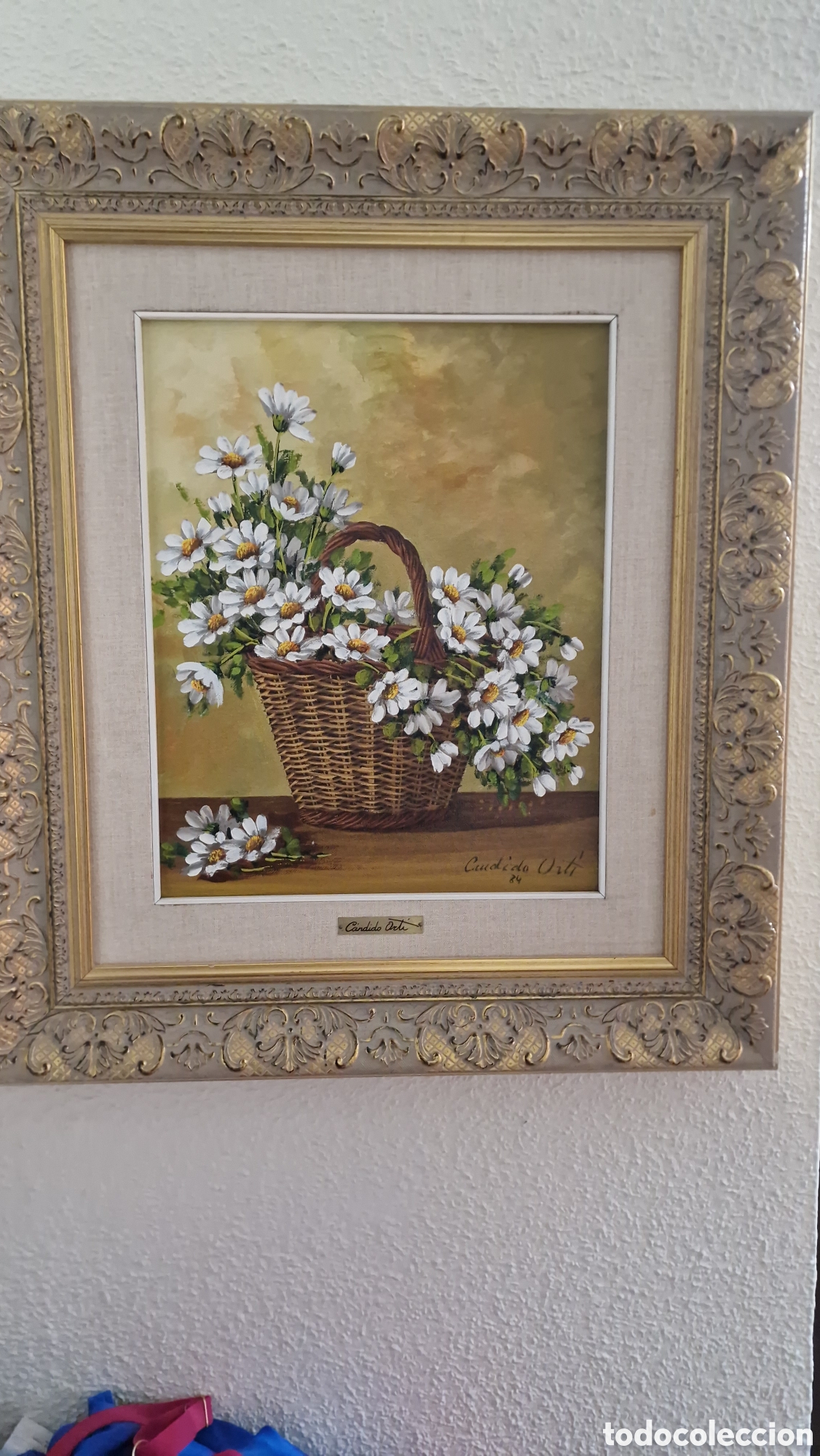 Arte: Bodeg&oacute;n floral C&aacute;ndido Ort&iacute; - 1984 - Foto 1