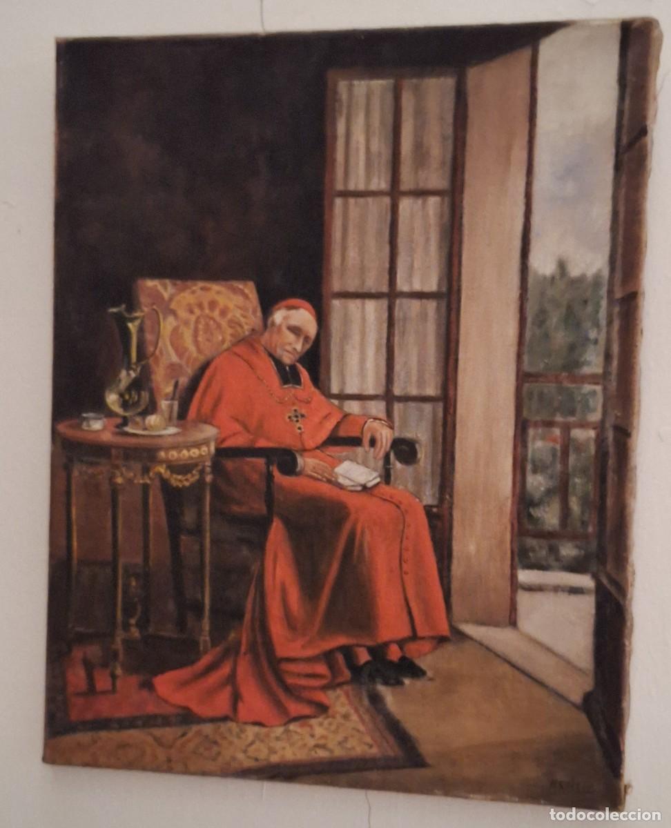 Arte: LA SIESTA DEL CARDENAL OLEO - Foto 2