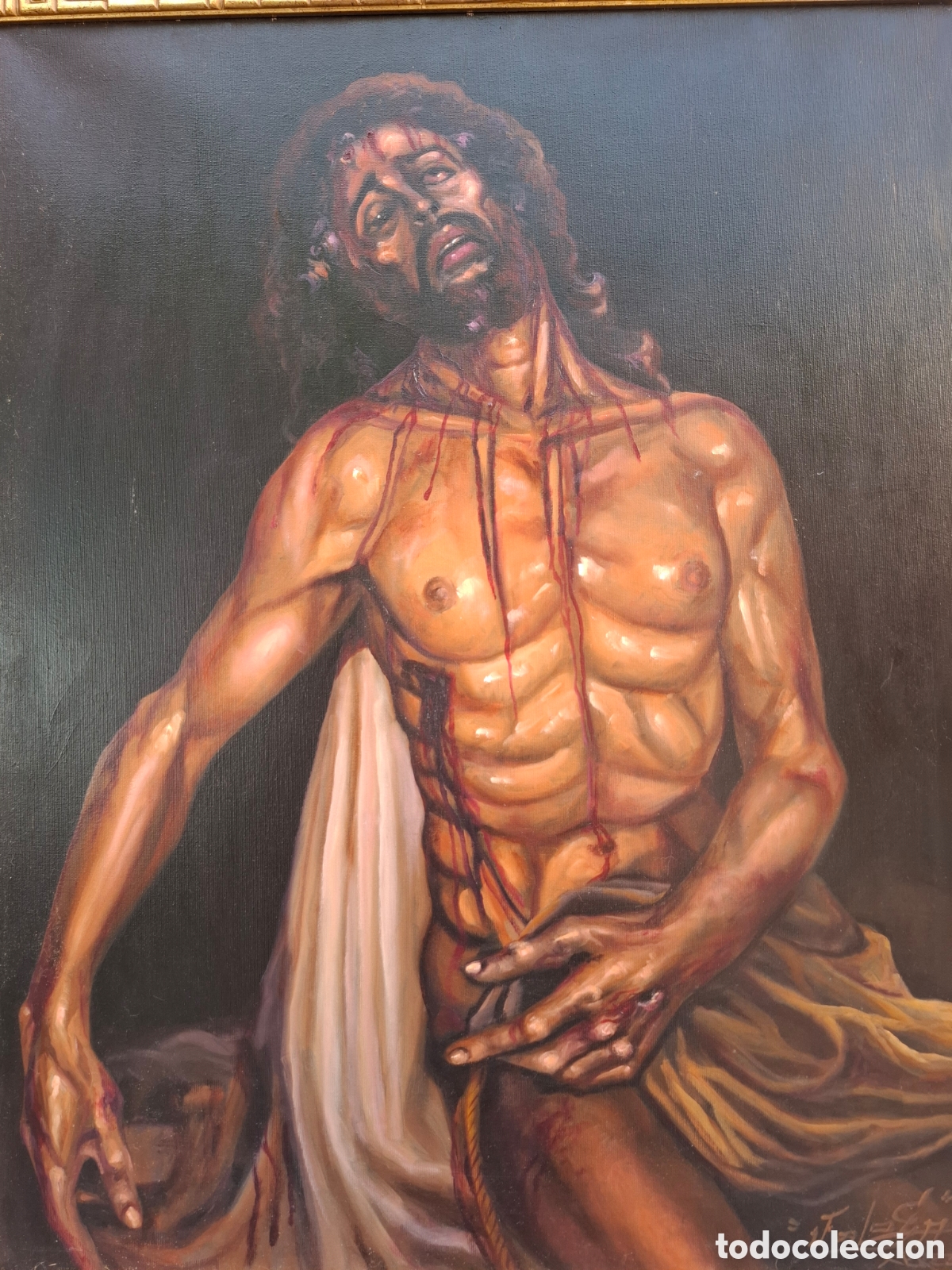 Arte: Oleo religioso 88x72 - Foto 5