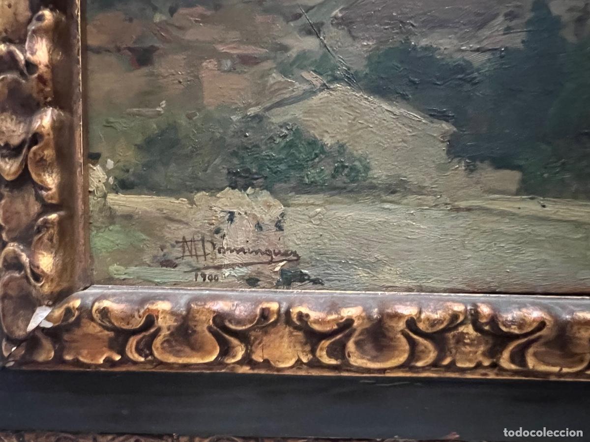 Arte: Oleo sobre tabla, Manuel Dom&iacute;nguez S&aacute;nchez, 1900 - Foto 3