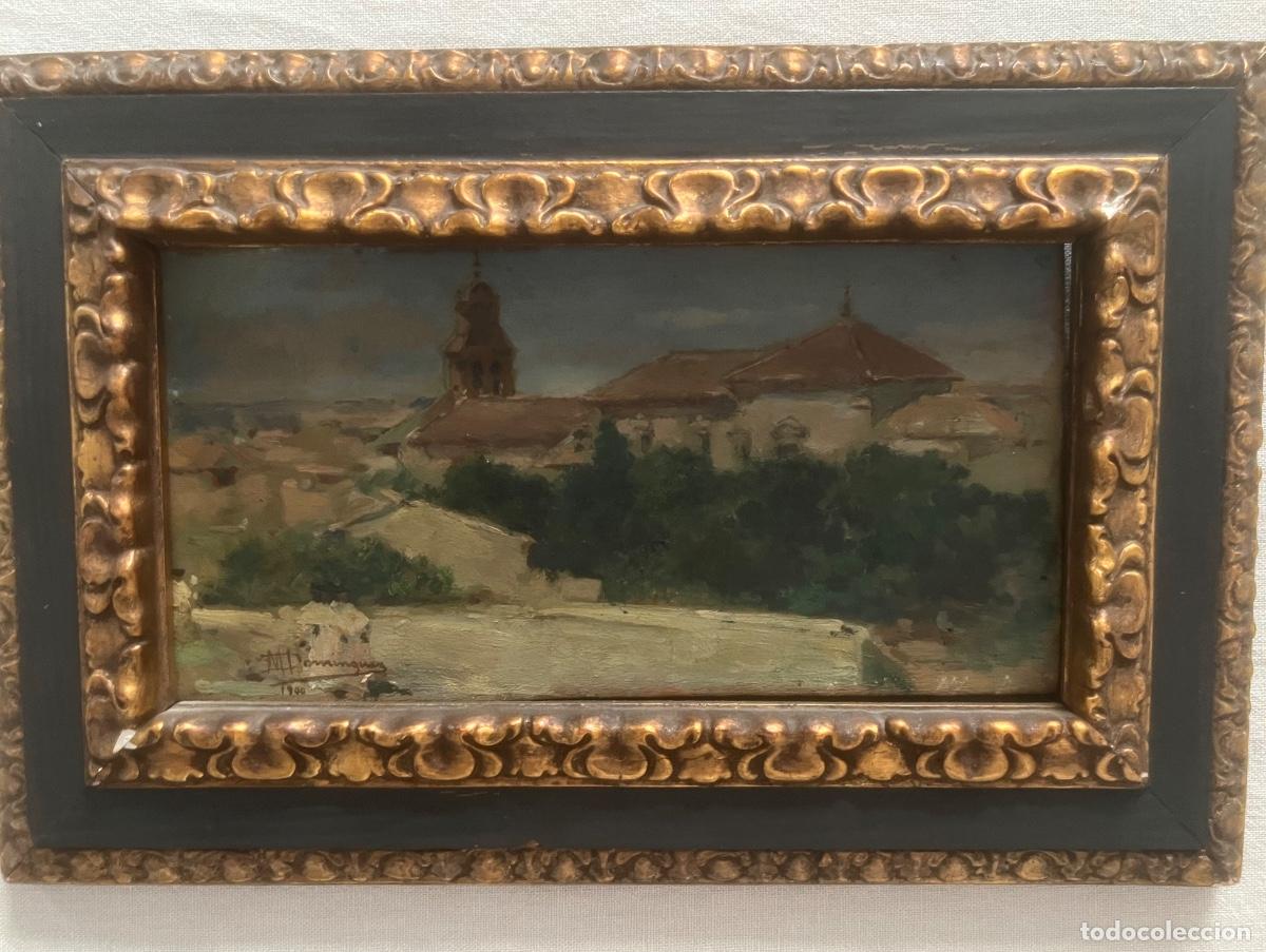 Arte: Oleo sobre tabla, Manuel Dom&iacute;nguez S&aacute;nchez, 1900 - Foto 4