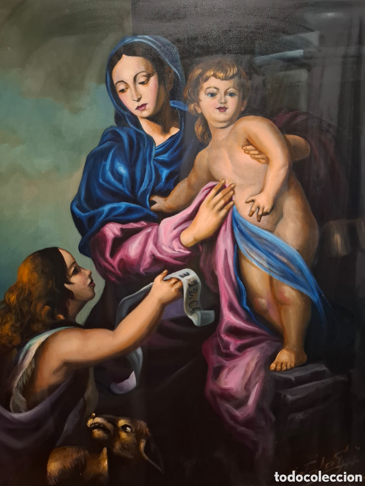 Arte: Oleo religioso 81x65 - Foto 5