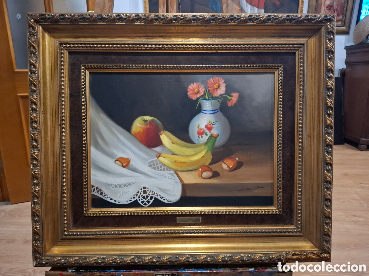 Arte: Oleo sobre lienzo 63x52 - Foto 1