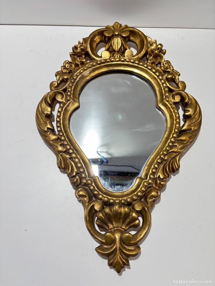 Arte: ESPEJO O CORNUPIO DE ESCAYOLA DORADO MUY ANTIGUO