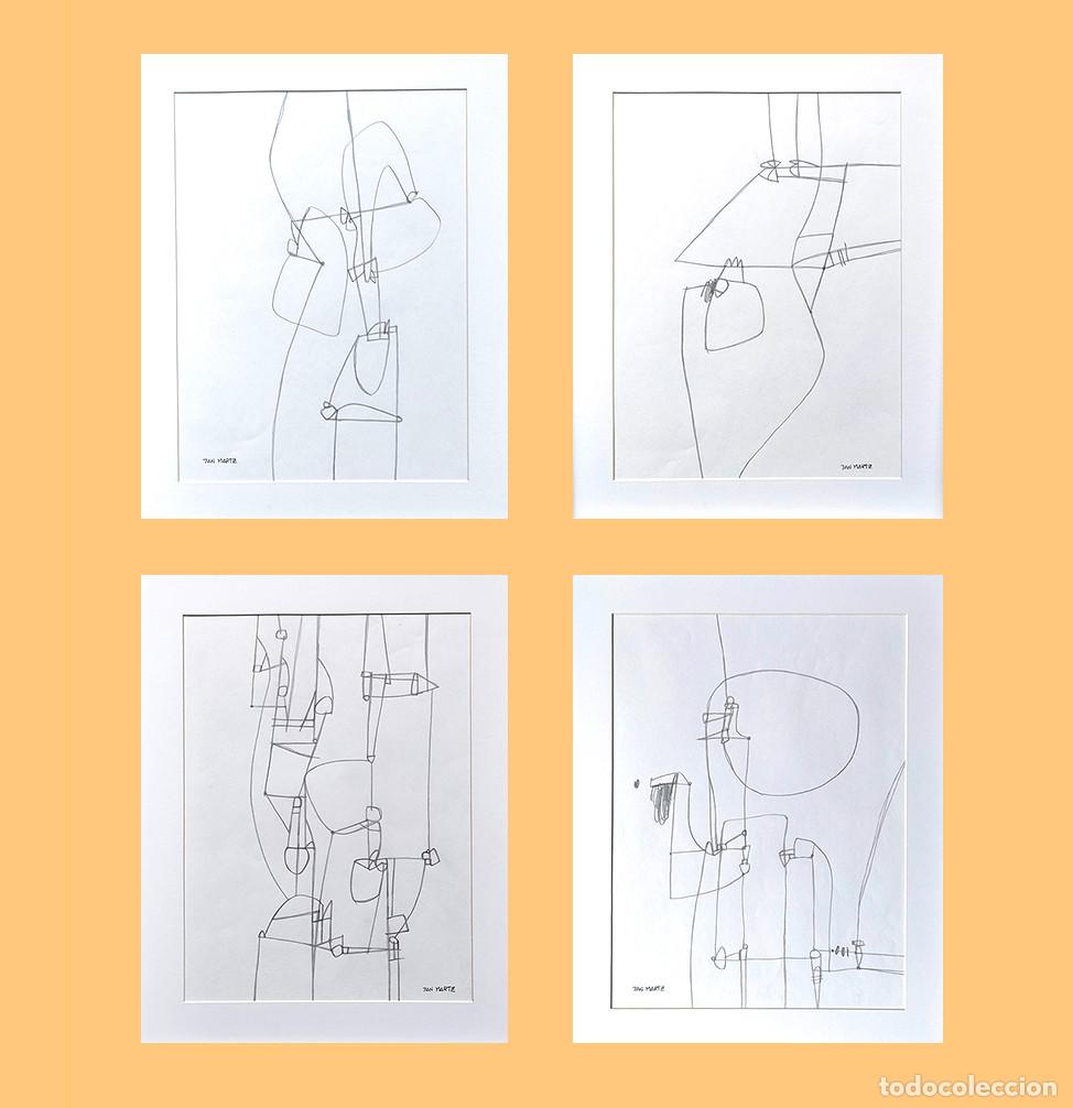 Arte: MUSICA DE RELAJACION Y MEDITACION. Arte Abstracto 42 x 52 cm. 4 obras originales 7AN MARTZ