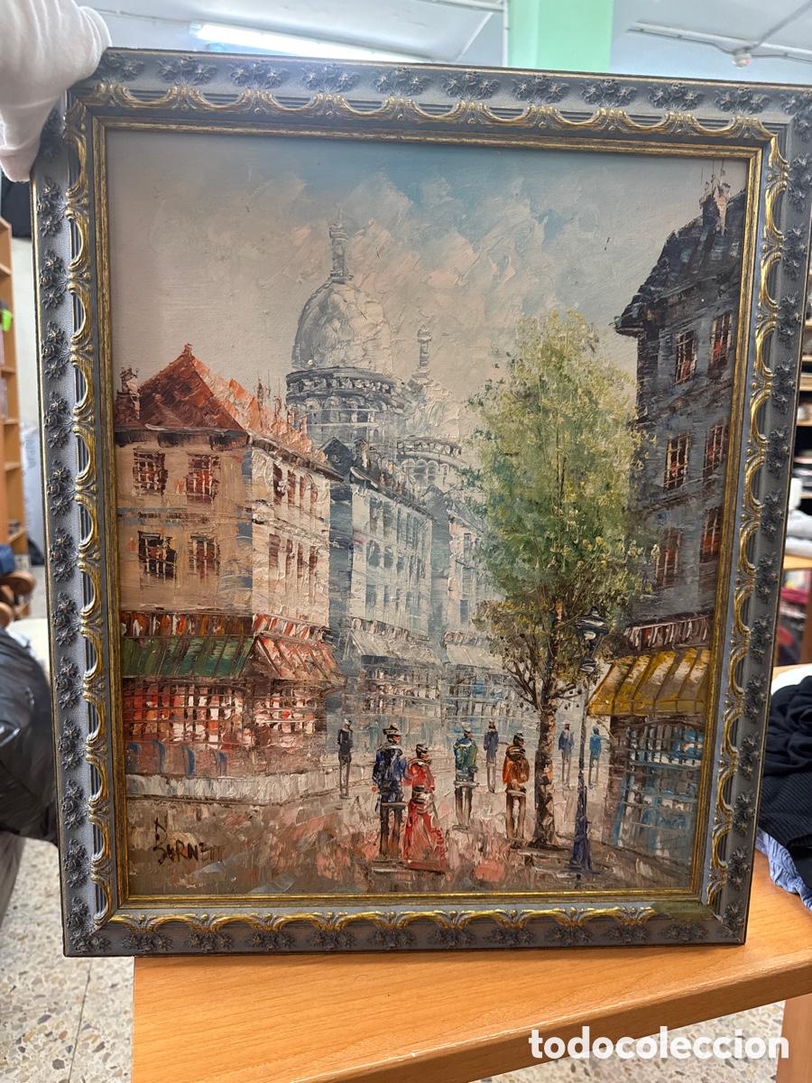 Arte: &Oacute;leo sobre lienzo de Caroline Burnett - Foto 1