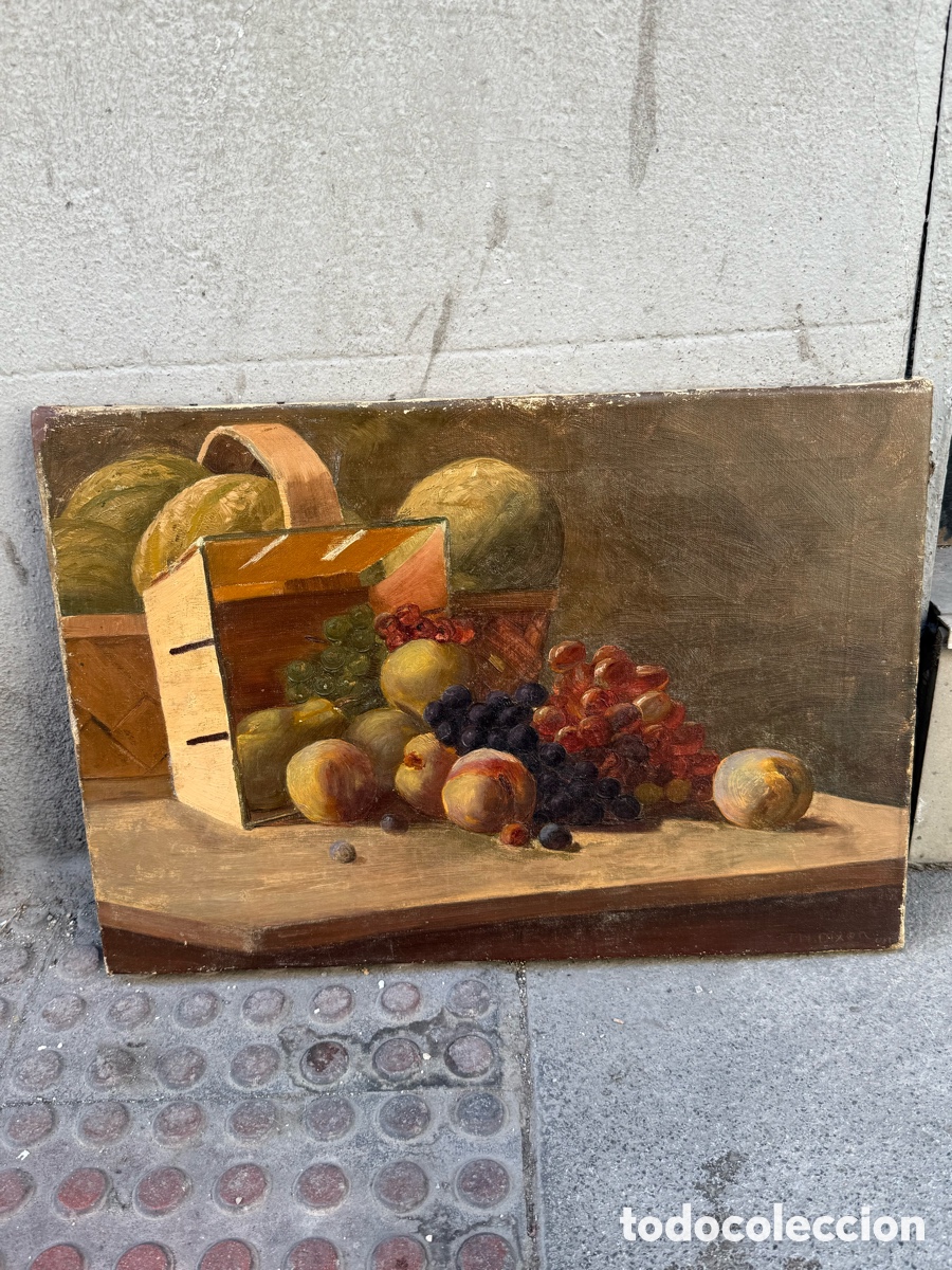 Arte: Bodeg&oacute;n siglo XIX escuela espa&ntilde;ola - Foto 1