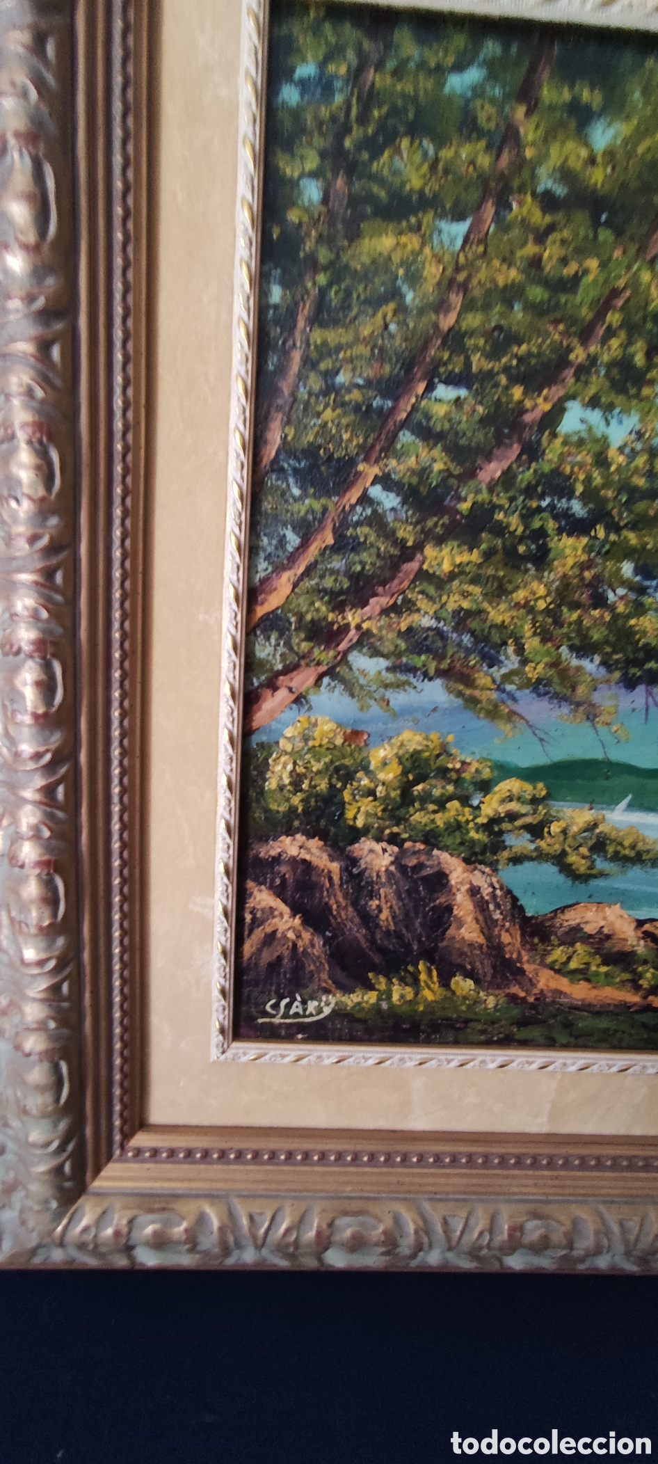 Arte: Cuadro, Oleo sobre lienzo Csaky - Foto 3