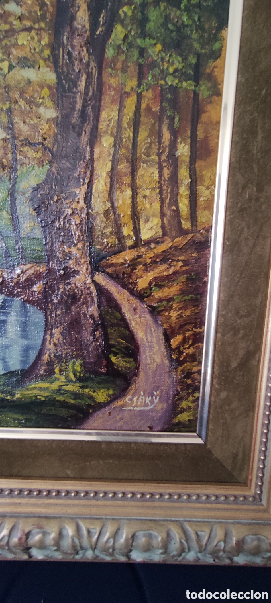 Arte: Cuadro, Oleo sobre lienzo Csaky - Foto 4