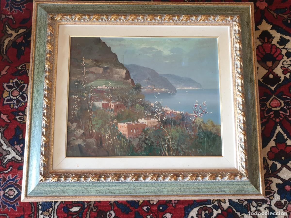 Arte: CUADRO PINTURA OLEO FRANCISCO BLANCO CON MARCO - Foto 1