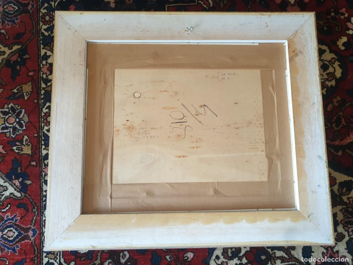 Arte: CUADRO PINTURA OLEO FRANCISCO BLANCO CON MARCO - Foto 3