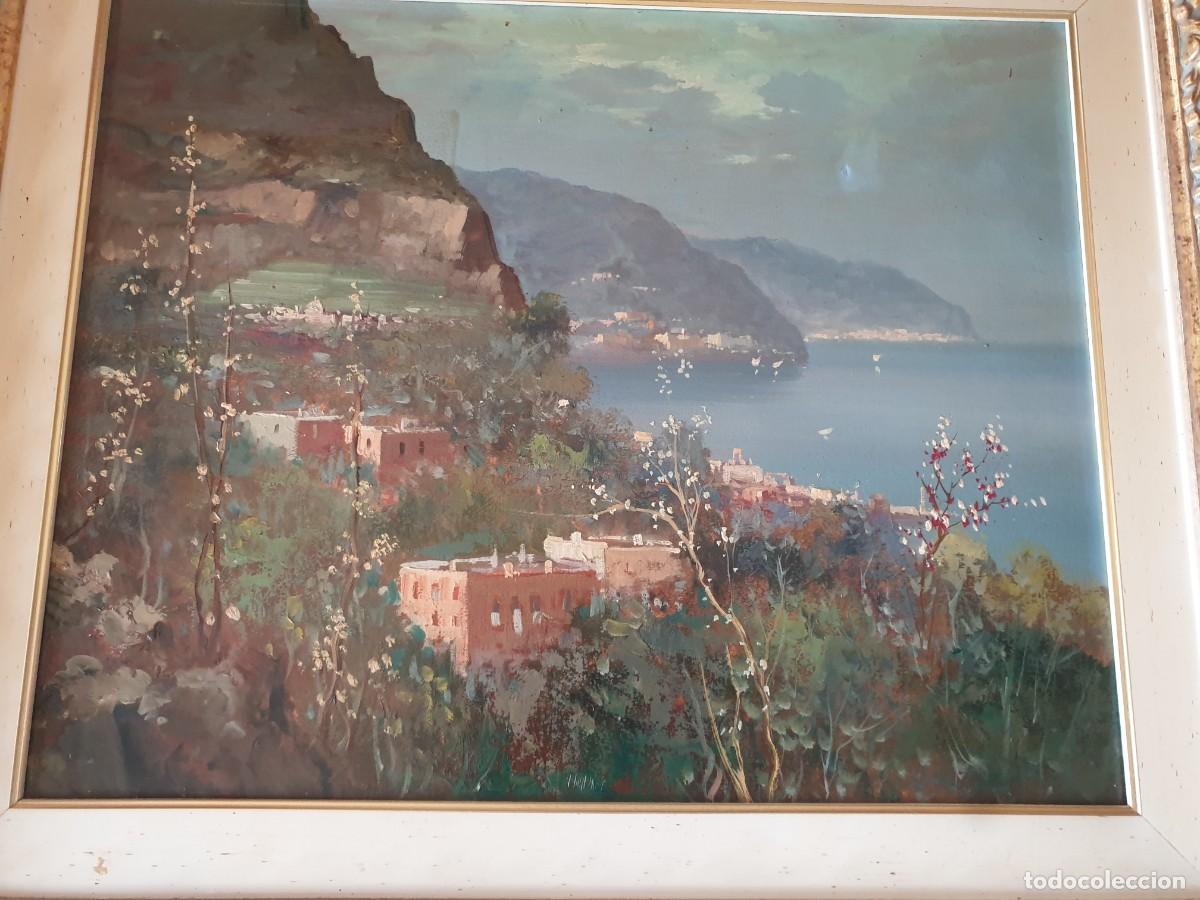 Arte: CUADRO PINTURA OLEO FRANCISCO BLANCO CON MARCO - Foto 6