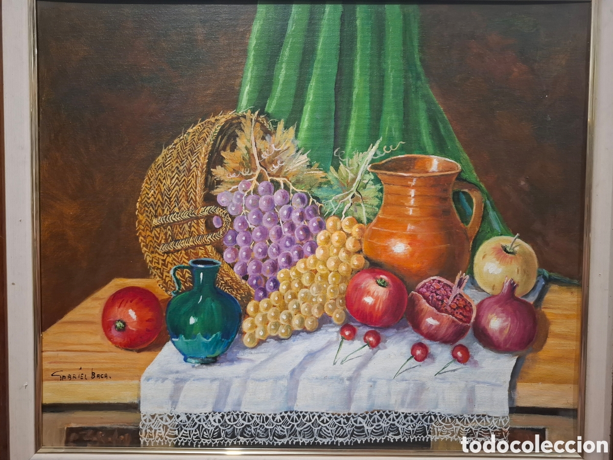 Arte: Bodeg&oacute;n oleo sobre tabla81x71 - Foto 2
