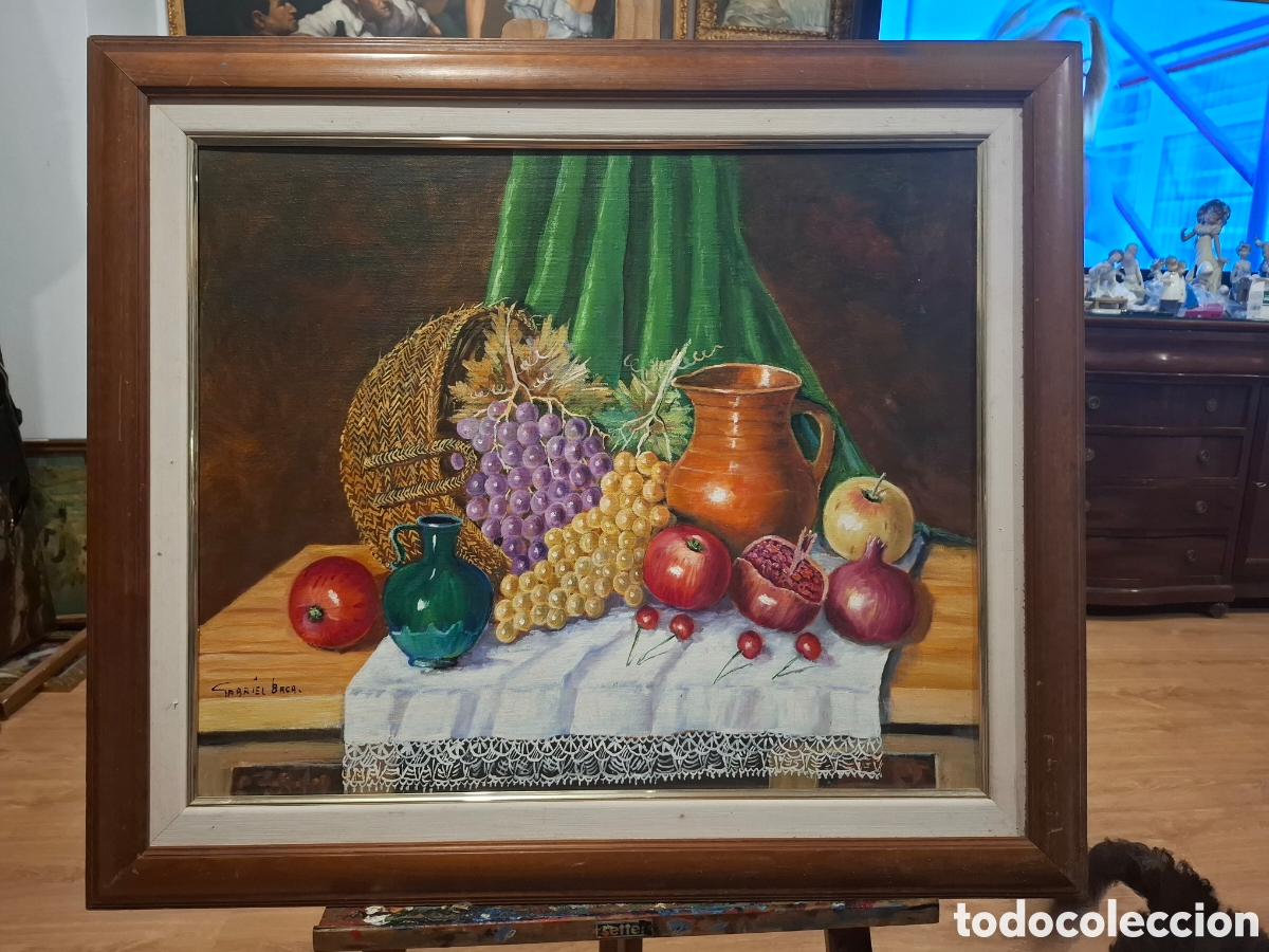 Arte: Bodeg&oacute;n oleo sobre tabla81x71 - Foto 1