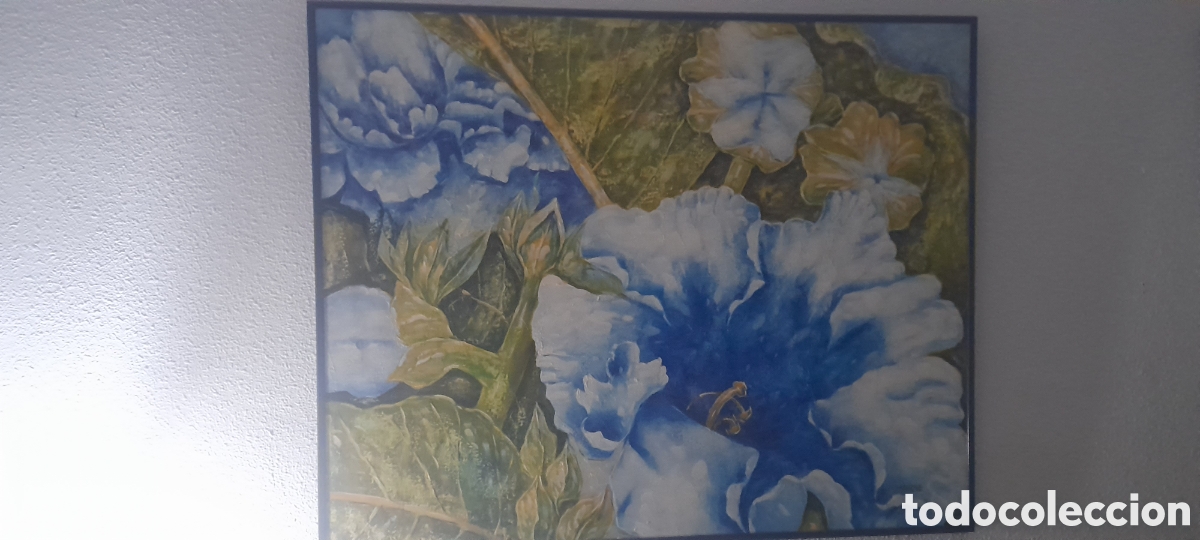 Arte: Cuadro de lirios azules - Foto 1