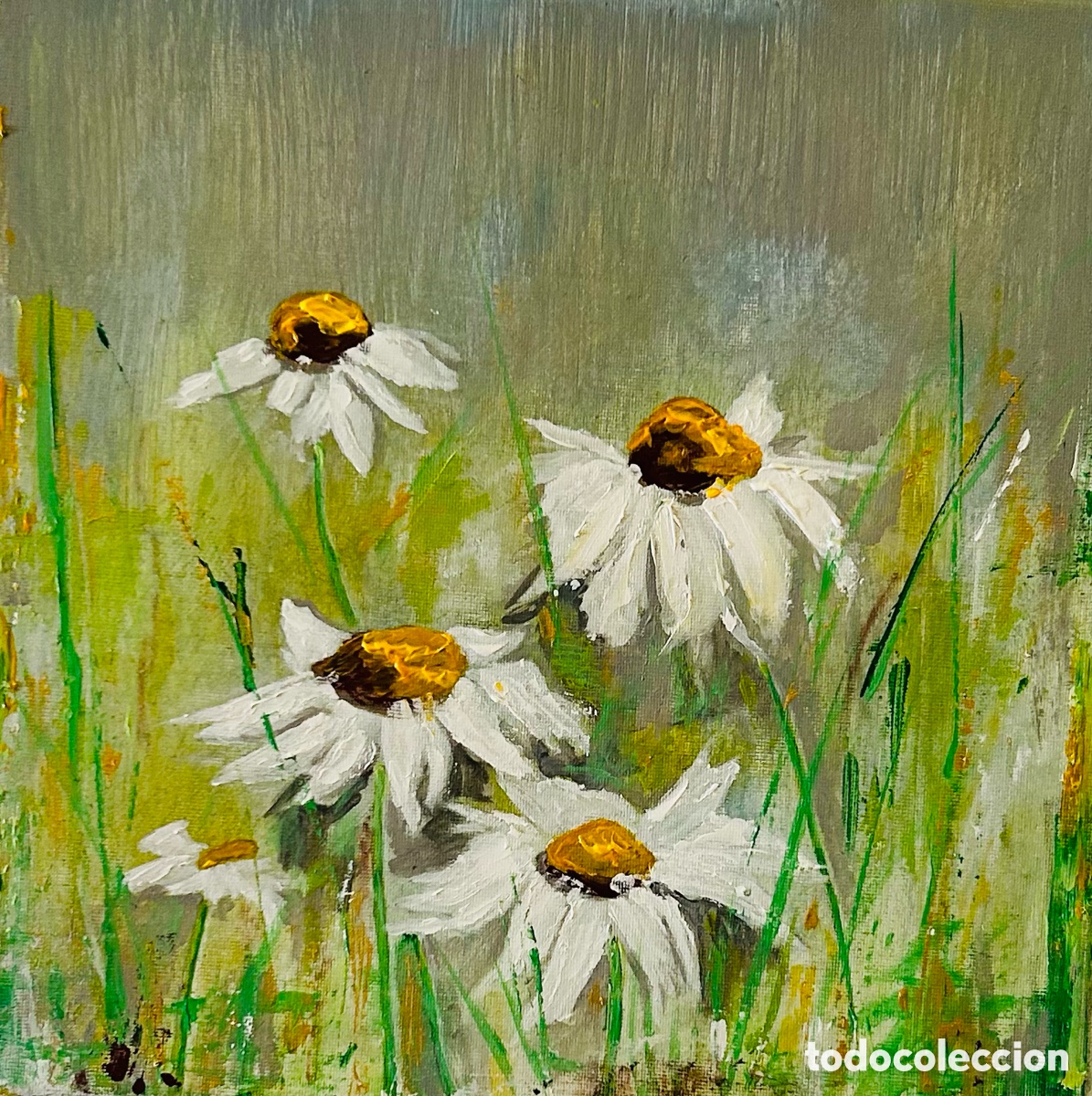 Kunst: Cuadro lienzo floral