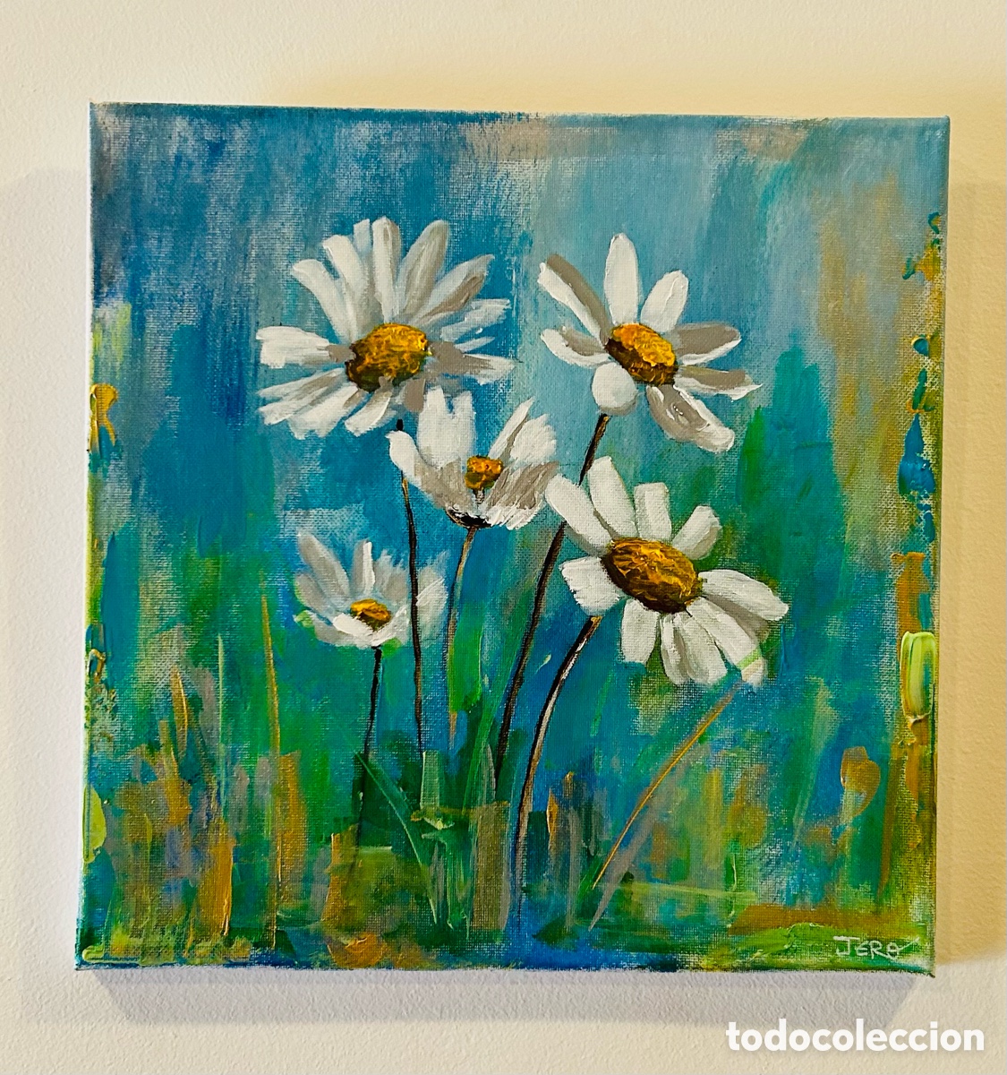 Cuadro lienzo floral