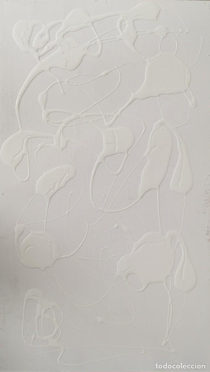 Arte: Duval, &rdquo;Pollock Blanco&rdquo;. Serie blanca. - Foto 1