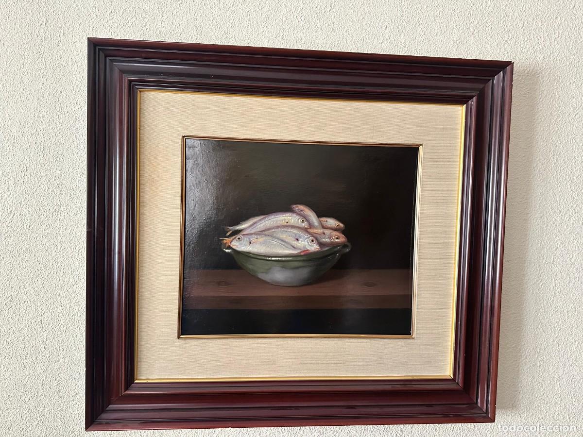 Arte: Bodeg&oacute;n de Sardinas del pintor Miguel Garc&iacute;a Sans
