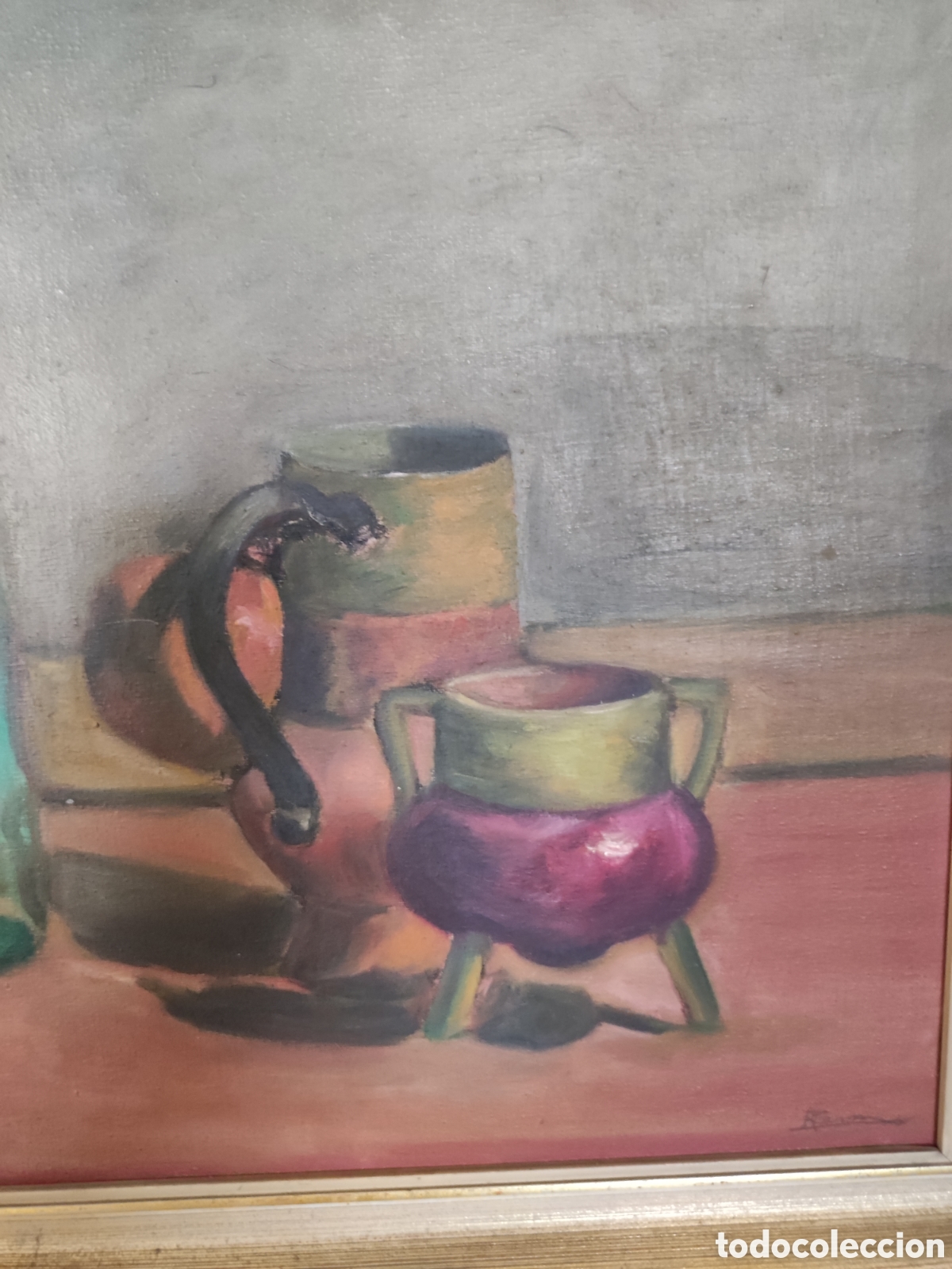 Arte: &Oacute;leo sobre lienzo bodeg&oacute;n - Foto 4
