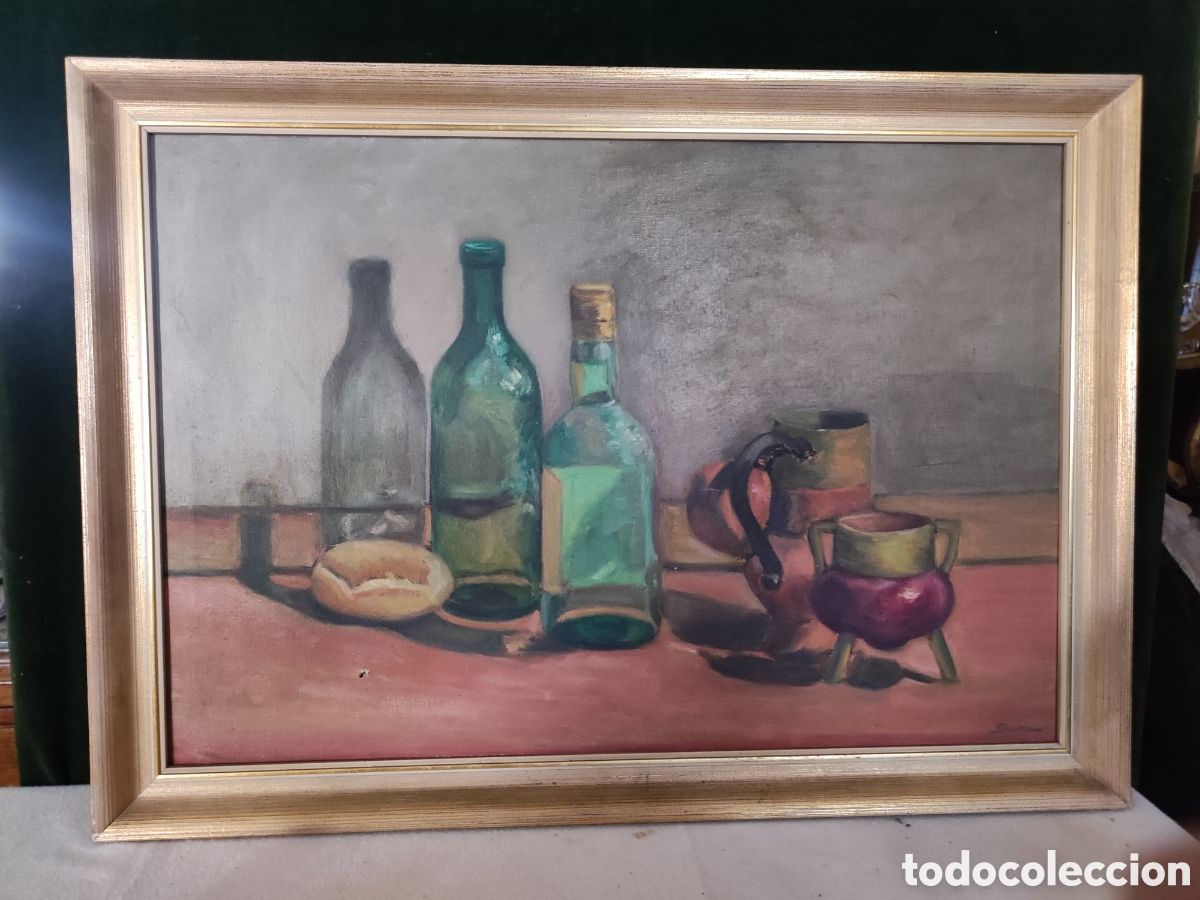 Arte: &Oacute;leo sobre lienzo bodeg&oacute;n - Foto 1