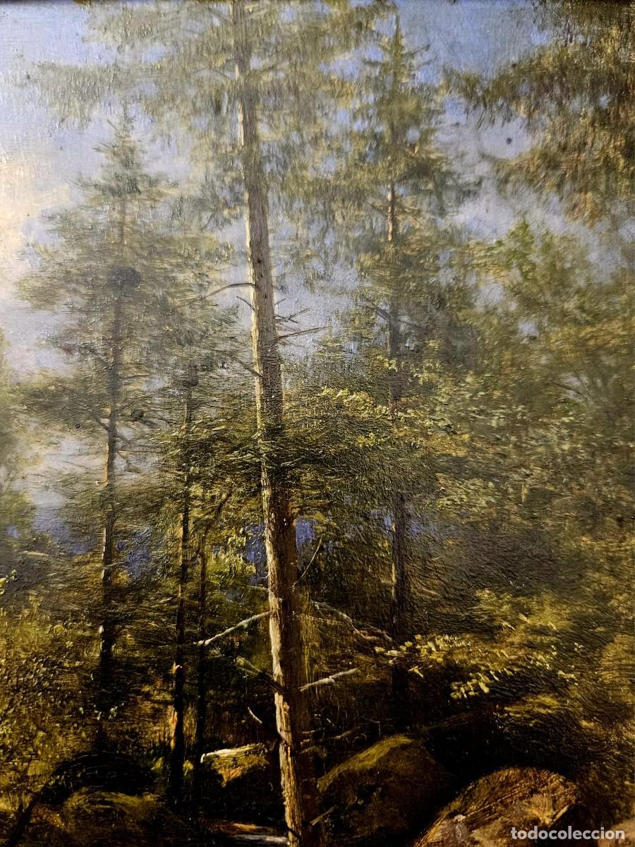 Arte: Eduard Leonhardi, &oacute;leo sobre madera. - Foto 13