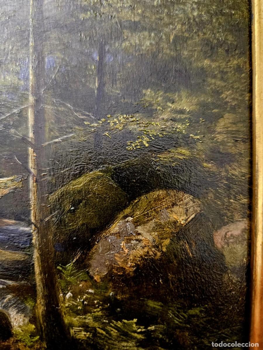 Arte: Eduard Leonhardi, &oacute;leo sobre madera. - Foto 17