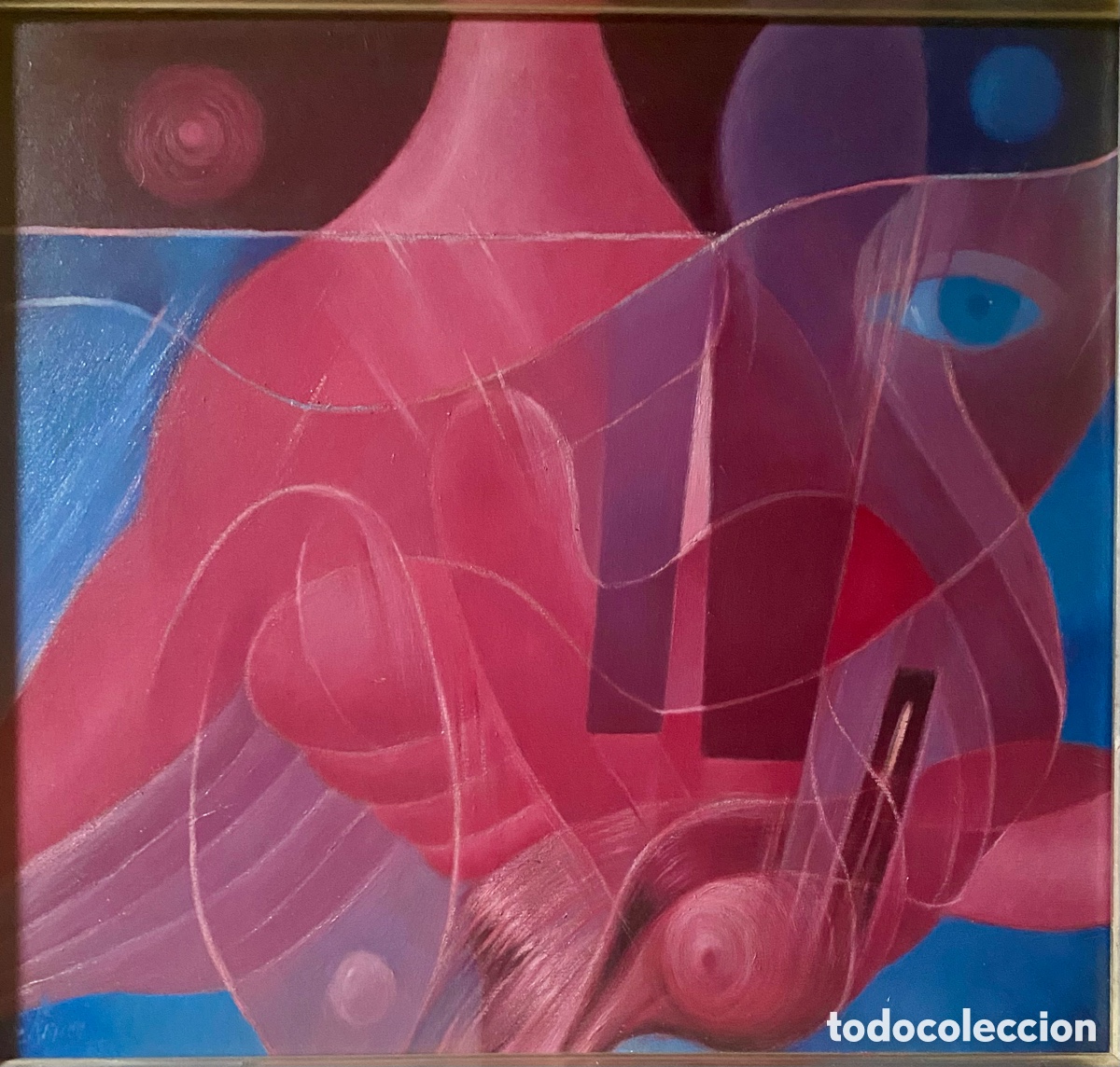 Arte: Oleo s/tabla Eugenio Rinc&oacute;n . Bilbao - Foto 1