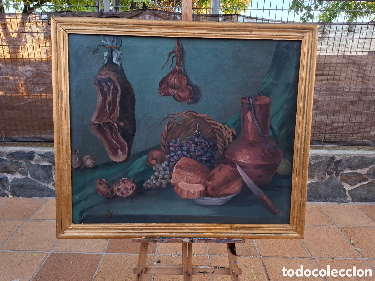 Arte: Oleo sobre lienzo bodegon 109x93 - Foto 1