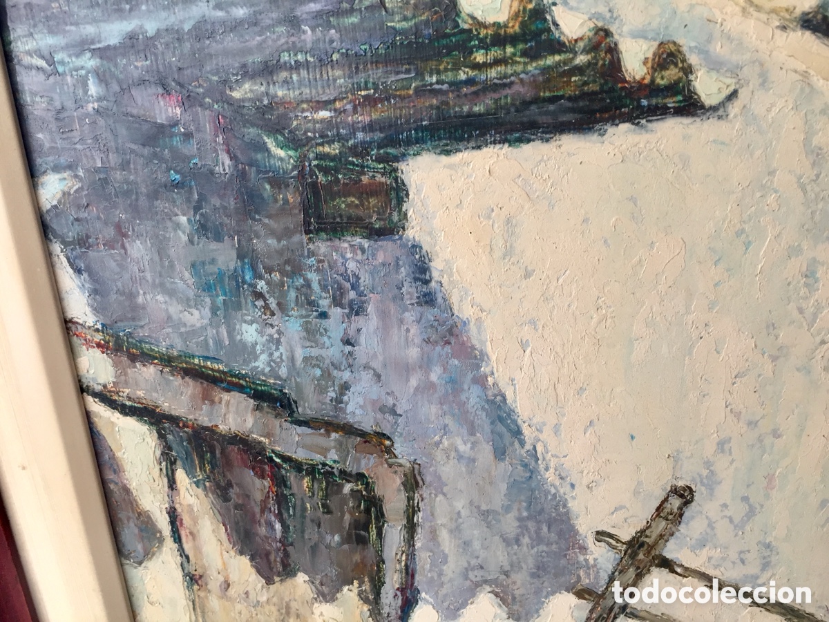 Arte: &Oacute;leo sobre tabla, A. Robles Cabrera: La Chanca - Foto 2