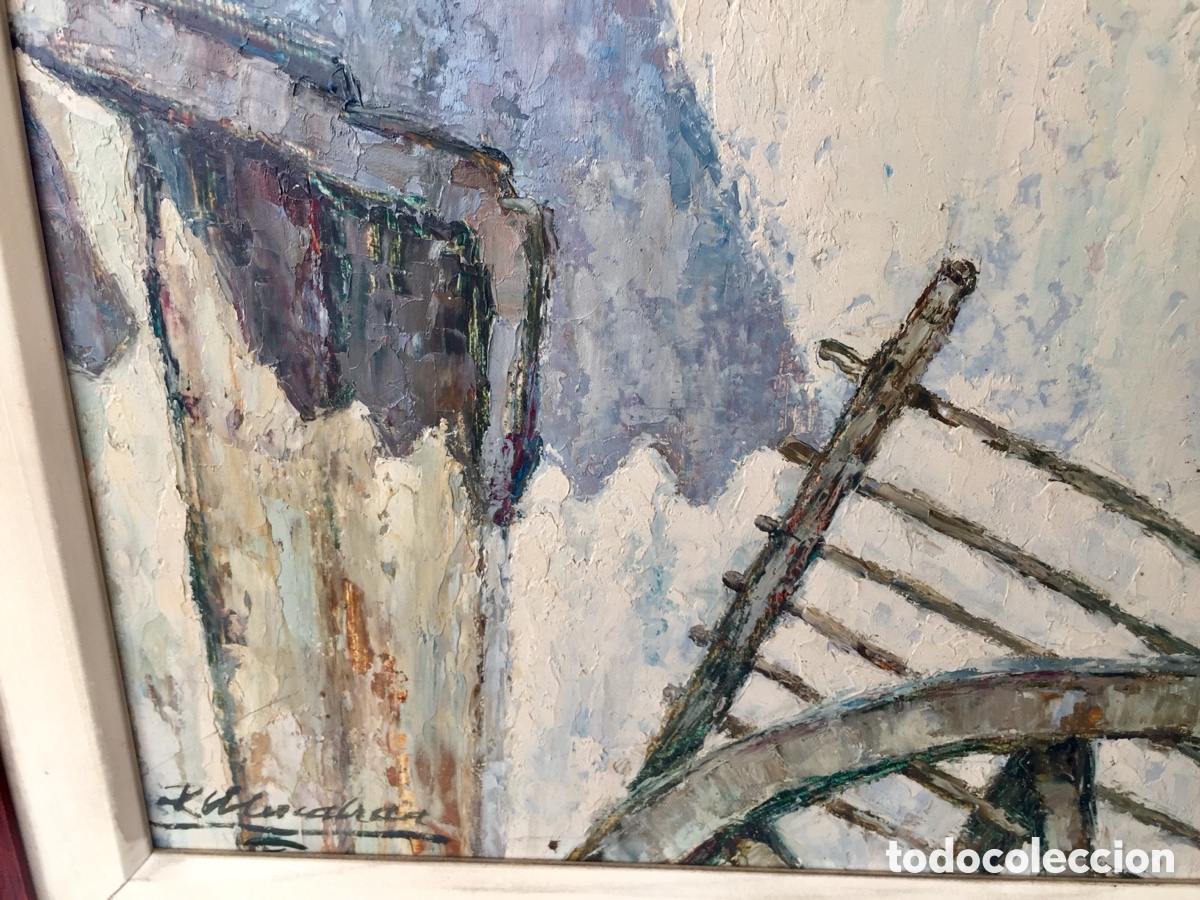 Arte: &Oacute;leo sobre tabla, A. Robles Cabrera: La Chanca - Foto 4
