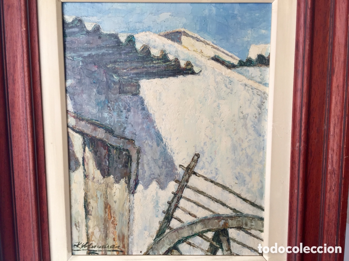 Arte: &Oacute;leo sobre tabla, A. Robles Cabrera: La Chanca - Foto 5
