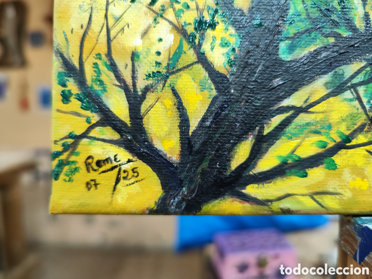 Arte: P&aacute;jaros pintado oleo - Foto 2