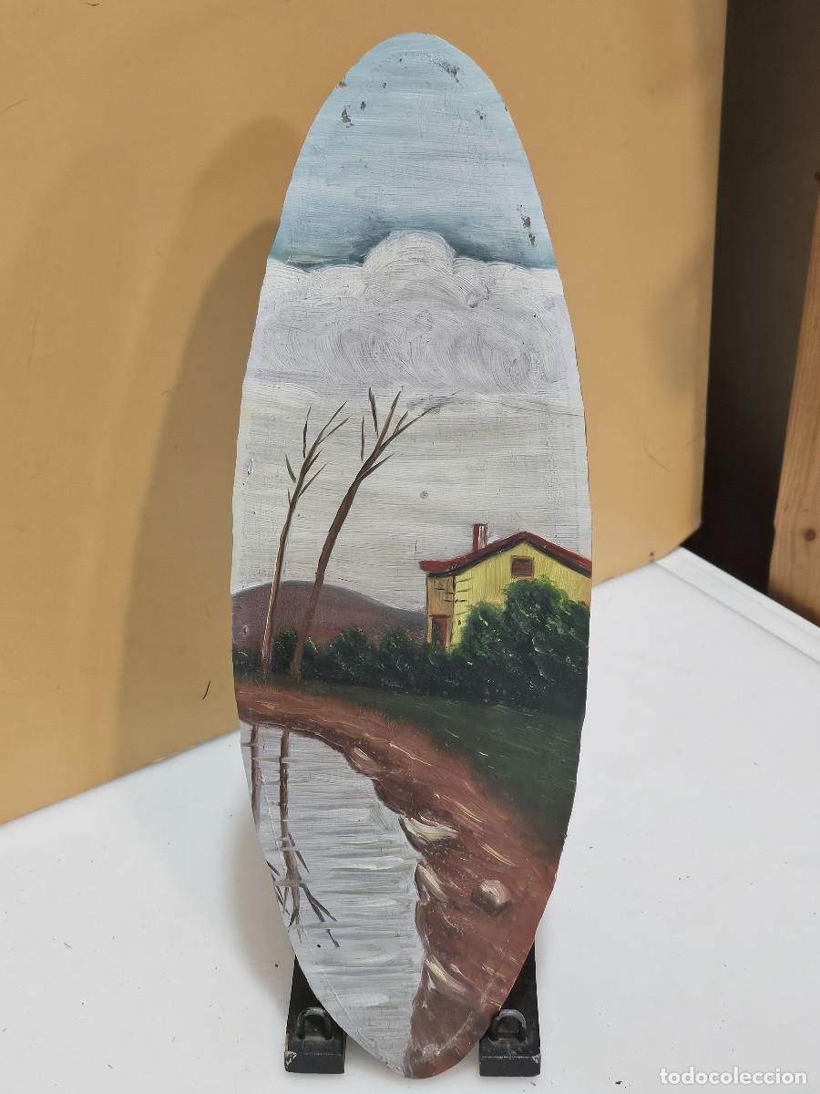 Arte: pintura en tabla antigua - Foto 1