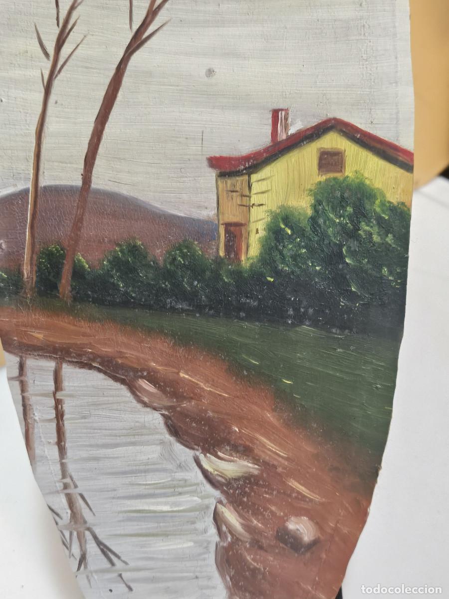 Arte: pintura en tabla antigua - Foto 2