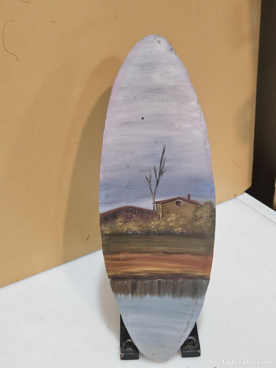 Arte: pintura en tabla antigua - Foto 1