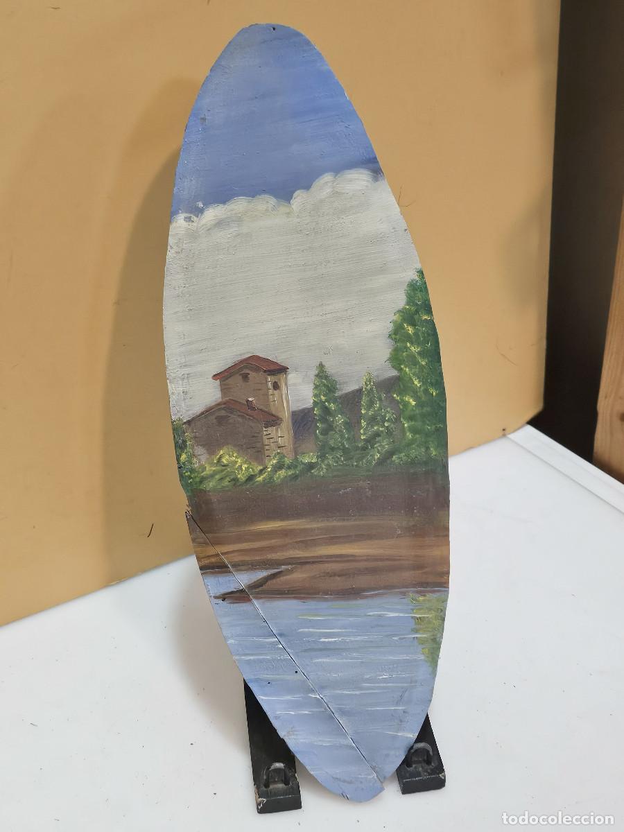 Arte: pintura en tabla antigua - Foto 1