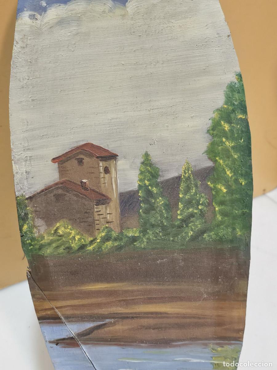 Arte: pintura en tabla antigua - Foto 2