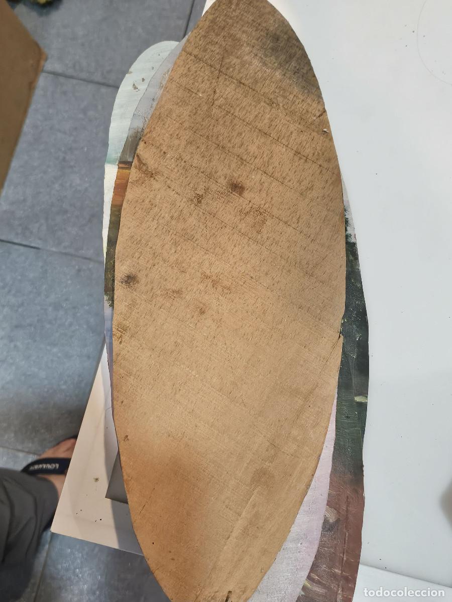 Arte: pintura en tabla antigua - Foto 4
