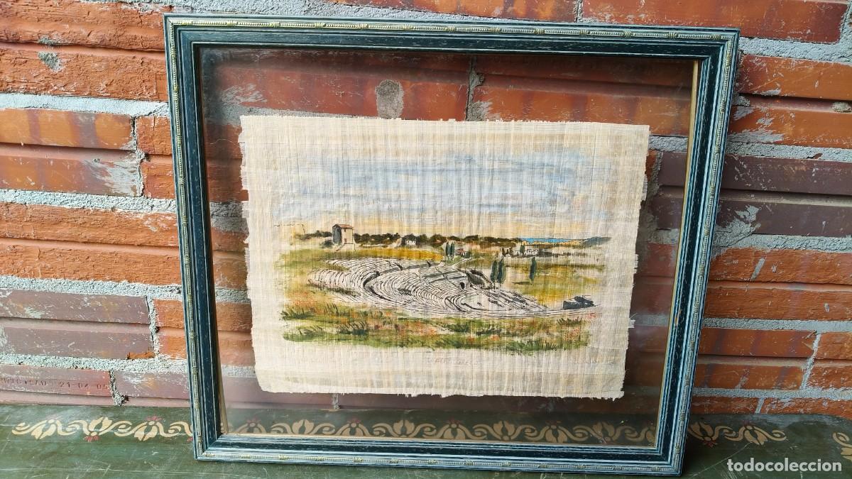 Arte: Peinture sur papyrus sign&eacute;e - Foto 1