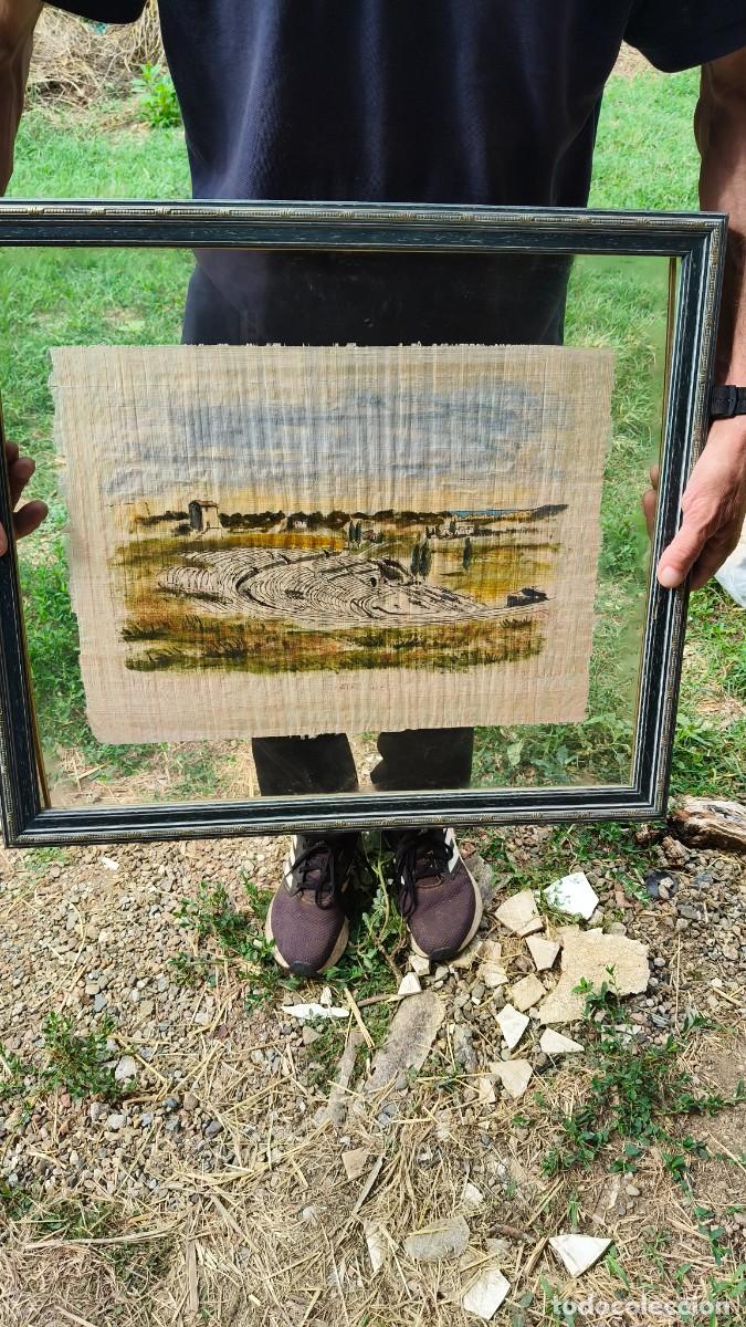 Arte: Peinture sur papyrus sign&eacute;e - Foto 9
