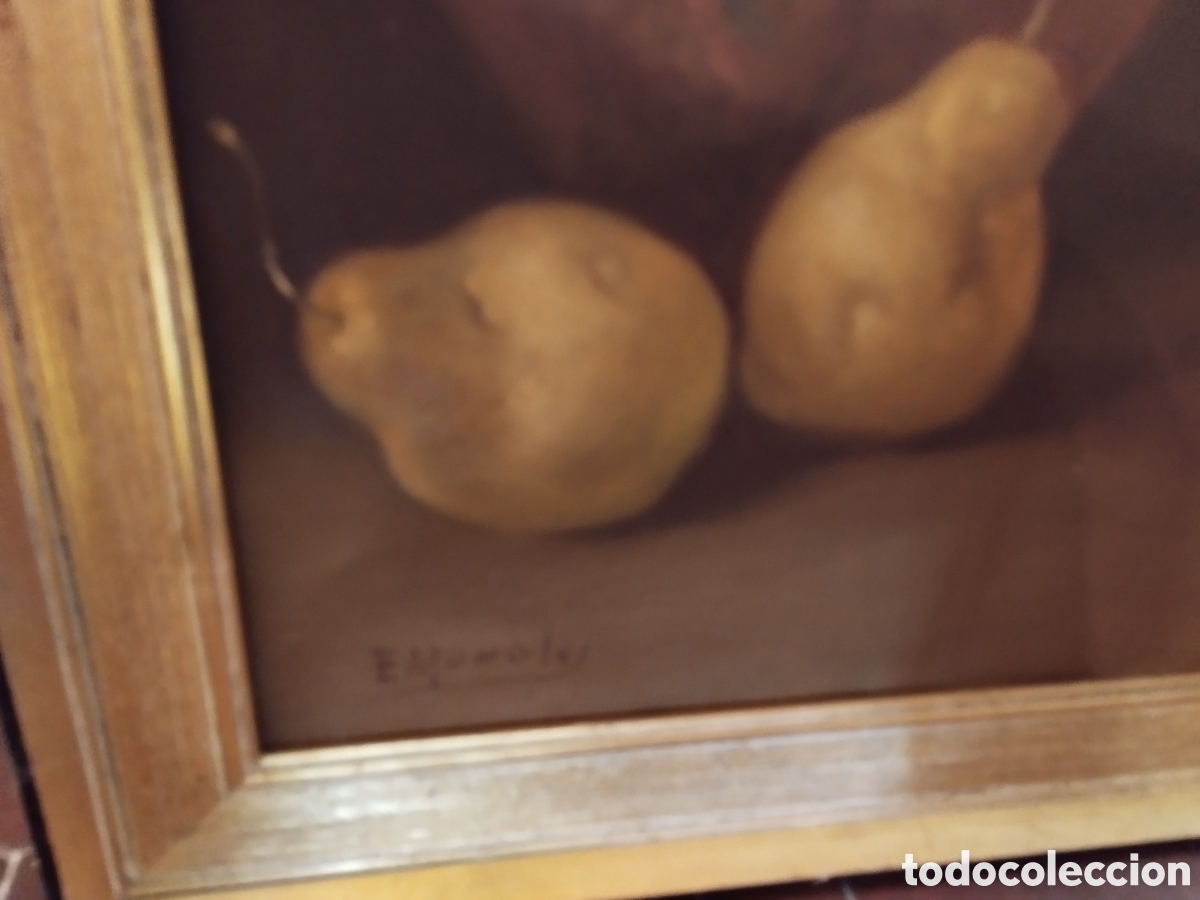 Arte: Bodeg&oacute;n cl&aacute;sico &oacute;leo sobre lienzo - Foto 3