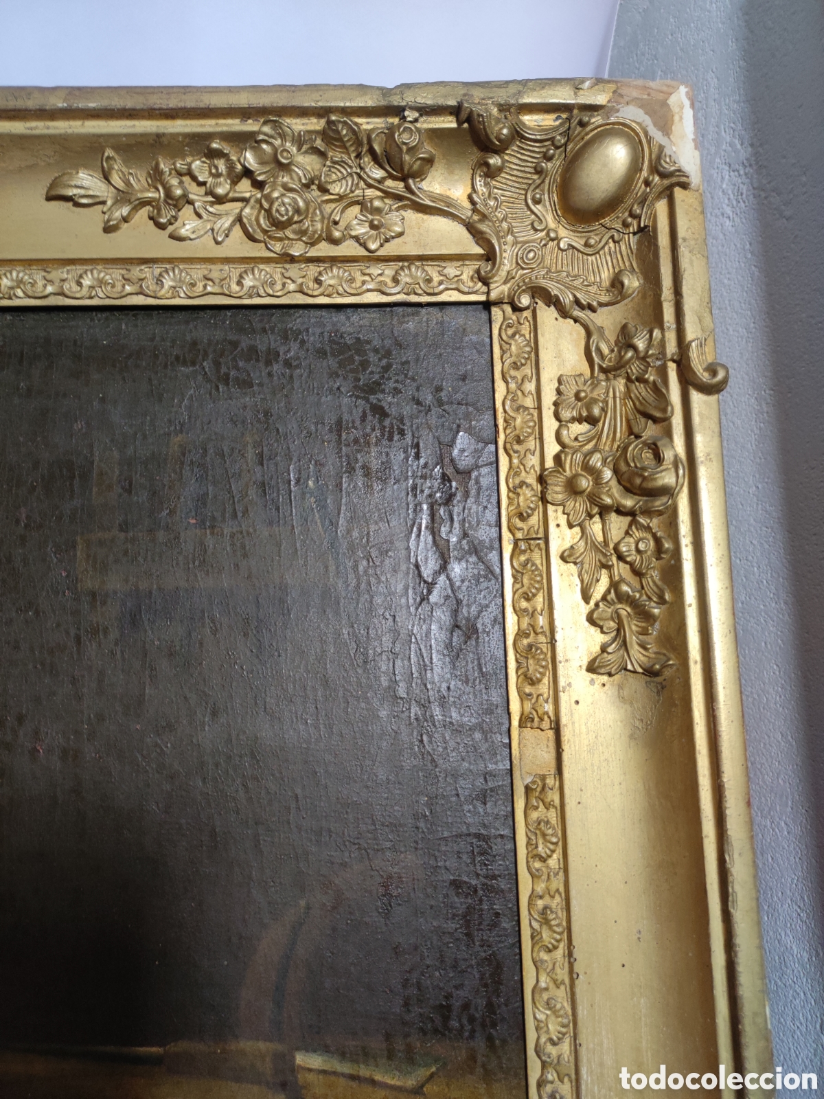 Arte: Cuadro representando copia de Murillo del siglo XIX - Foto 5