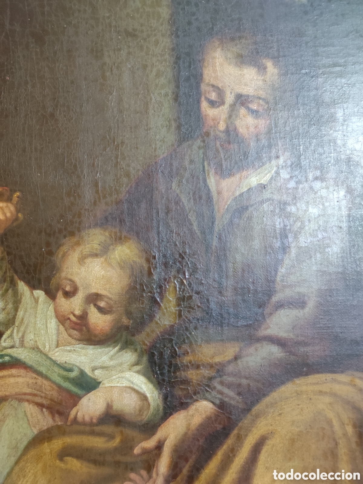 Arte: Cuadro representando copia de Murillo del siglo XIX - Foto 10