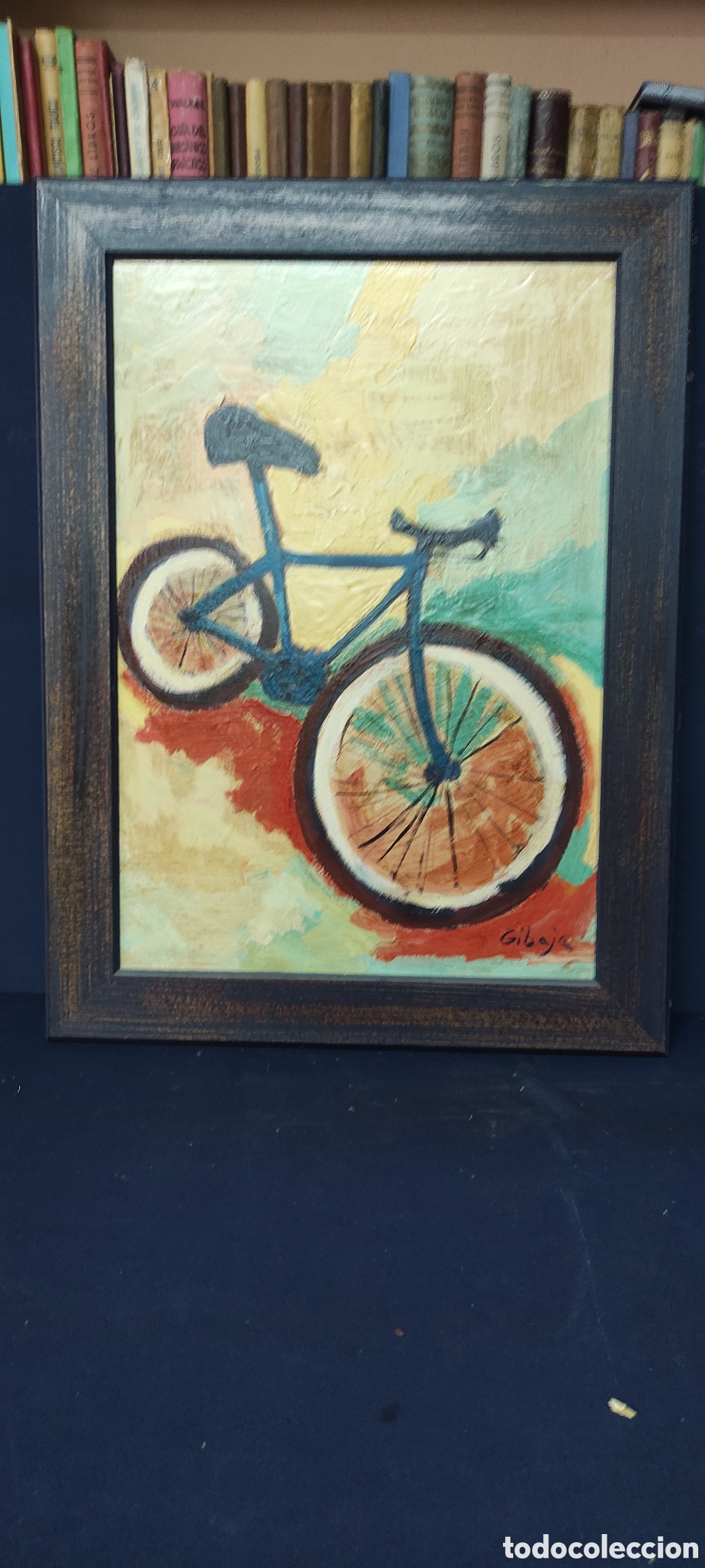 Arte: Oleo sobre lienzo bicicleta - Foto 6