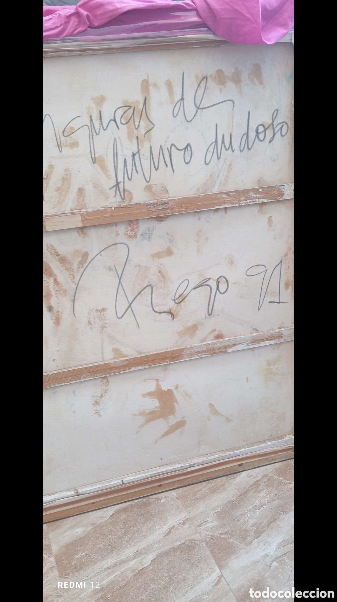Arte: cuadro pintado ol&eacute;o sobre lienzo - Foto 5