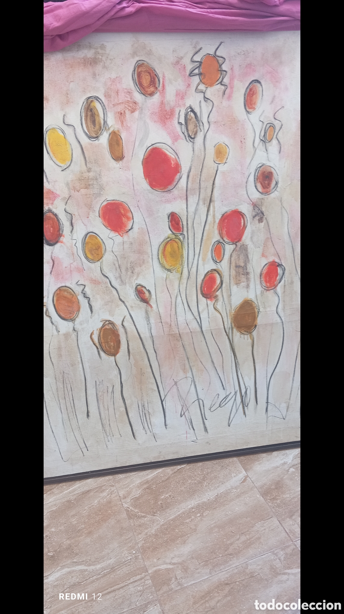 Arte: cuadro pintado ol&eacute;o sobre lienzo - Foto 1