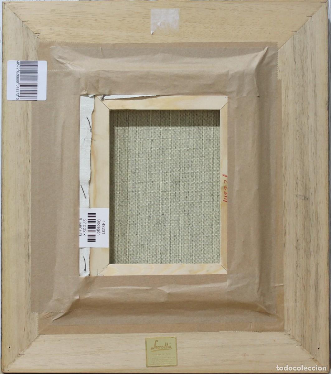 Arte: Bodeg&oacute;n - R. Michel - &Oacute;leo sobre lienzo - Foto 2