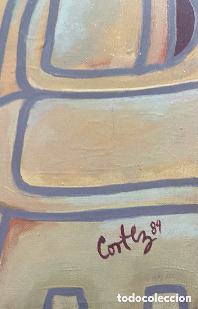 Arte: Oleo s/lienzo Cort&eacute;z 1989 - Foto 6