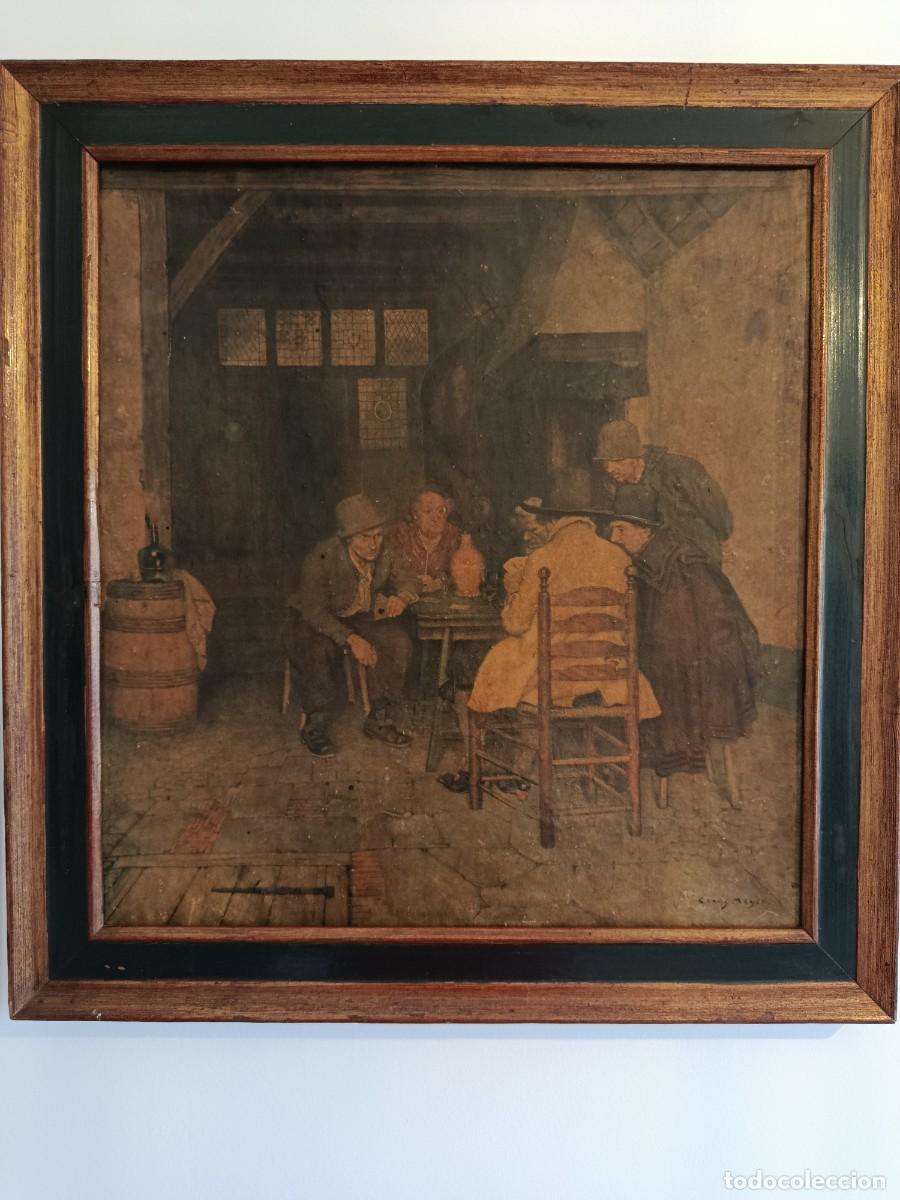 Arte: Cuadro oleo sobre tabla Claus Meyer - Foto 1